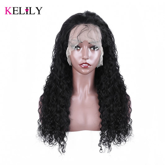 Curtain Bangs Pre Cut HD Lace Wig Butterfly Cut Body Wave Glueless Human Hair with Adjustable Strap