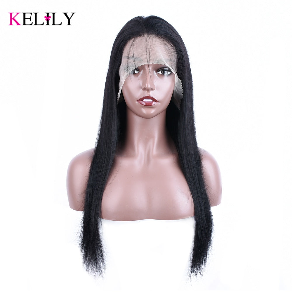 Kelily Straight Undetected 13x6 HD Lace Frontal  Brazilian Human Hair