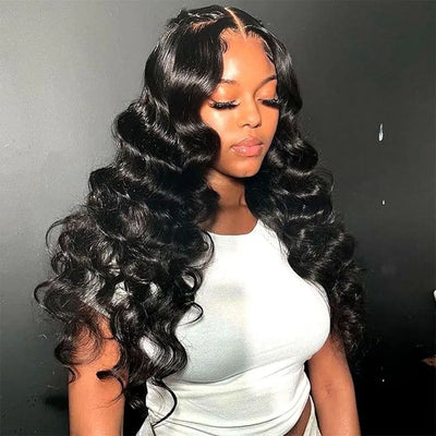 Kelily Hair Loose Wave Glueless HD Lace Closure Wig Melted All Skins