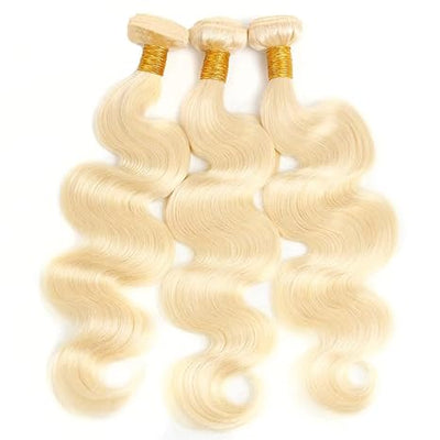 Brazilian Hair 613 Blonde Ombre Hair Body Wave 3 Bundles Human Hair Weaves