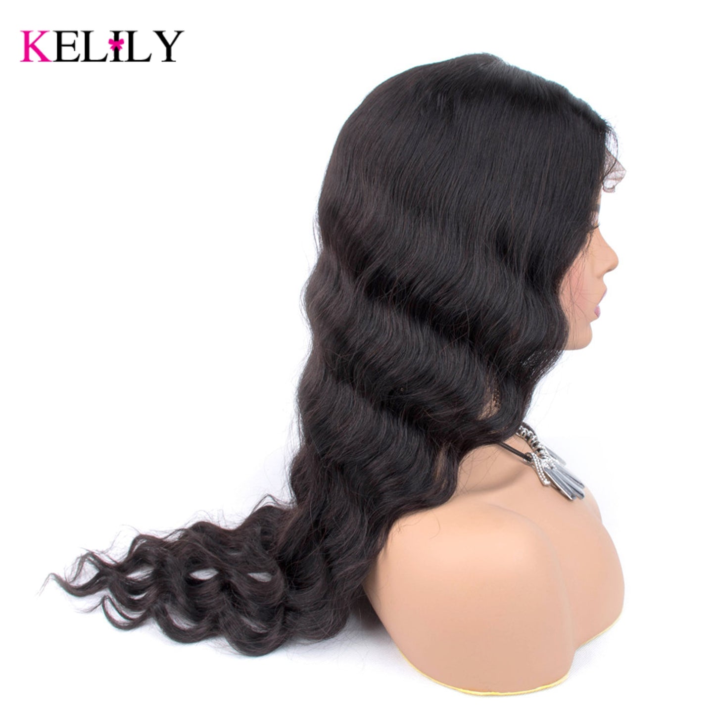 Kelily 13x4 13x6 HD Transparent Body Wave  Lace Front Human Hair For Women Body Wav