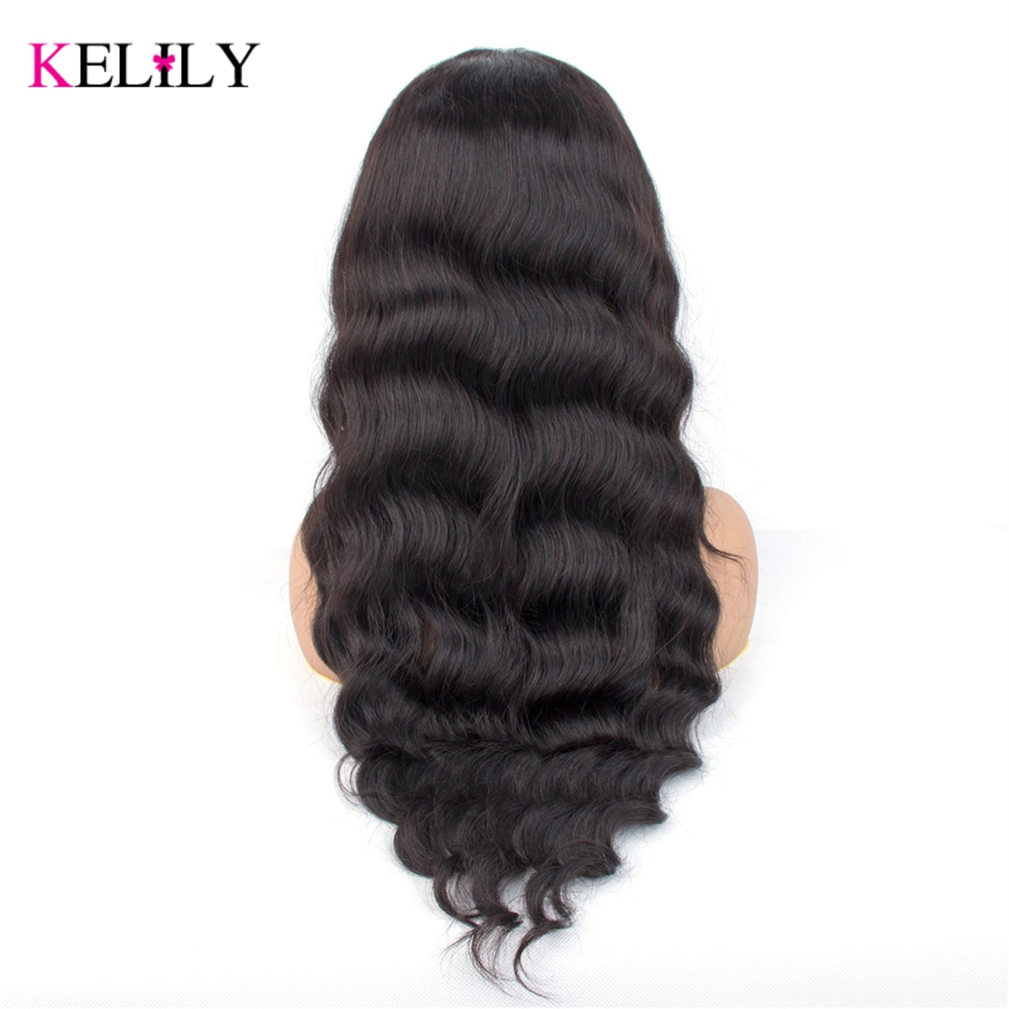 Kelily 13x4 13x6 HD Transparent Body Wave  Lace Front Human Hair For Women Body Wav