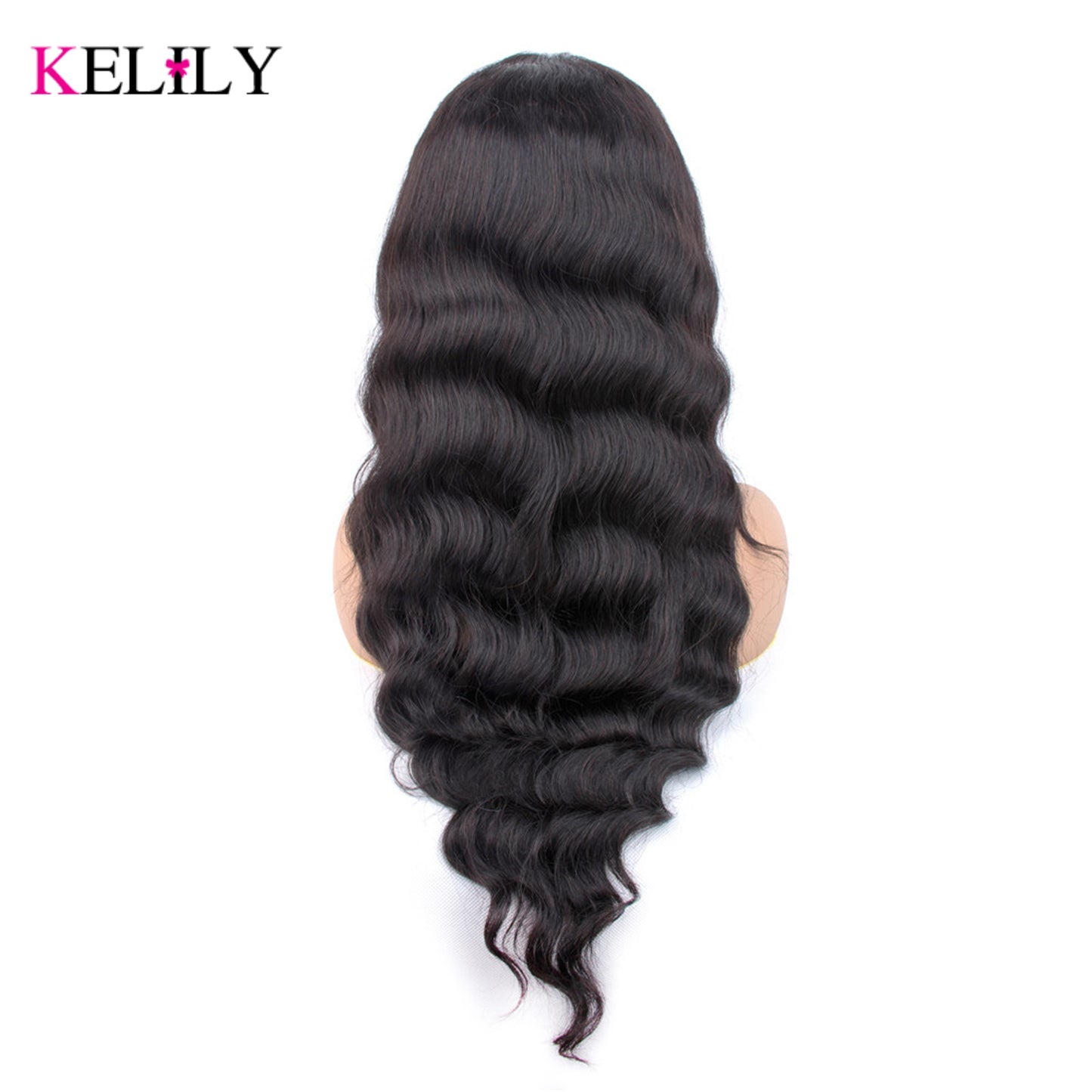 Kelily 13x4 13x6 HD Transparent Body Wave  Lace Front Human Hair For Women Body Wav