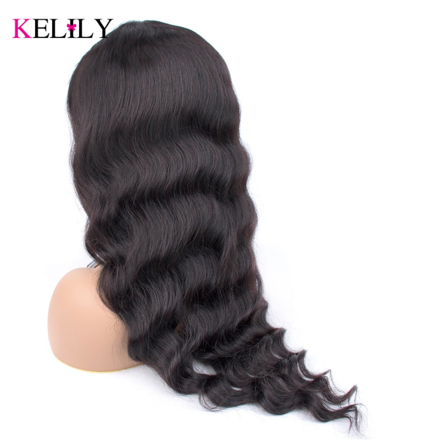 Kelily 13x4 13x6 HD Transparent Body Wave  Lace Front Human Hair For Women Body Wav