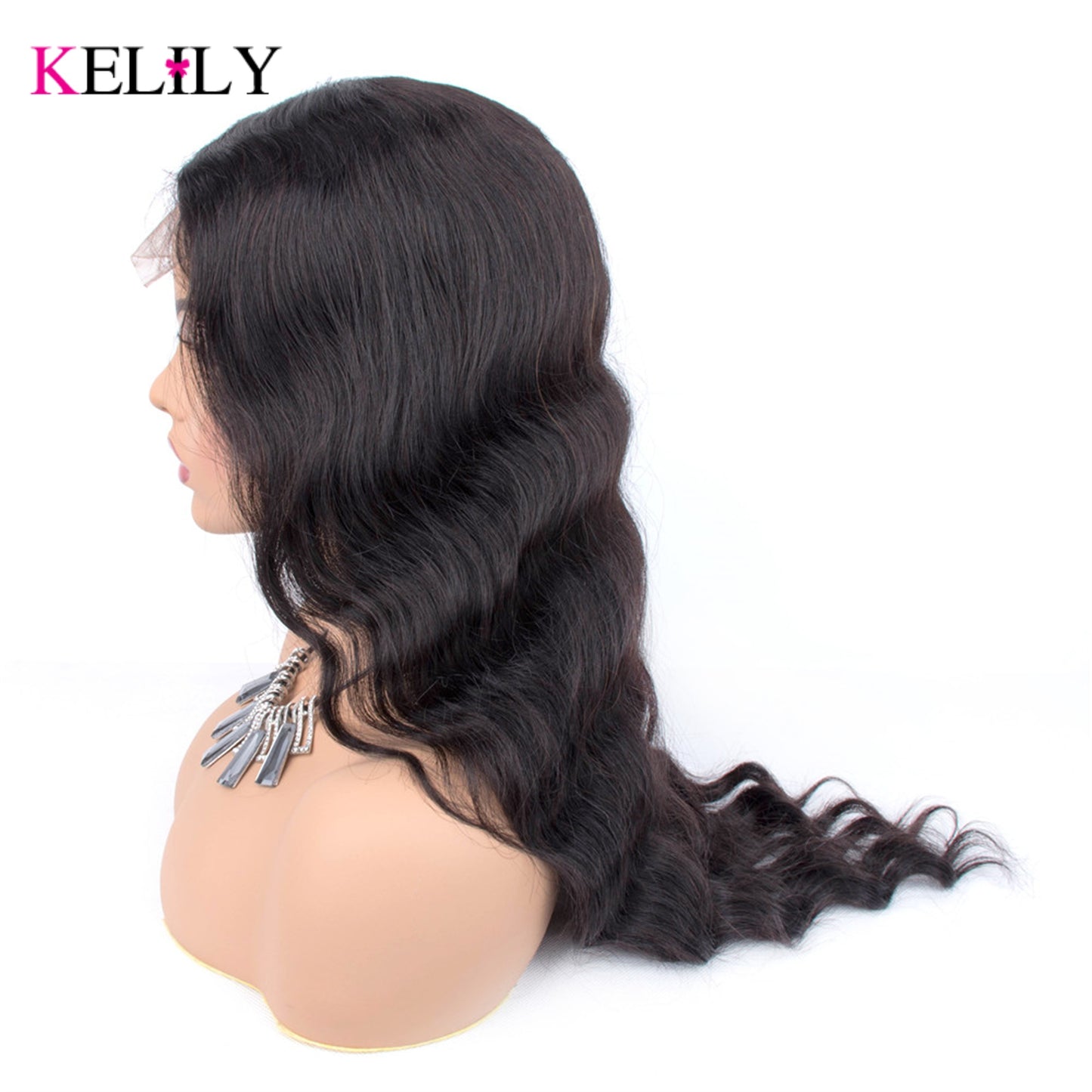 Kelily 13x4 13x6 HD Transparent Body Wave  Lace Front Human Hair For Women Body Wav