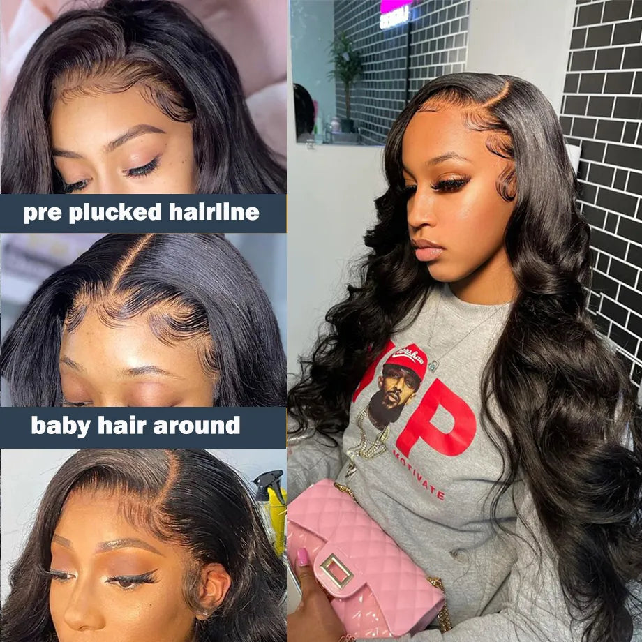 Hd Lace Frontal Wig  Body Wave Lace Front Wig Brazilian Hair Wig Human Hair