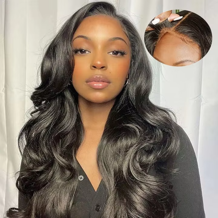 Kelily Body Wave 7x5 Glueless Ready To Wear  Lace Closure Wig Pre Plucked