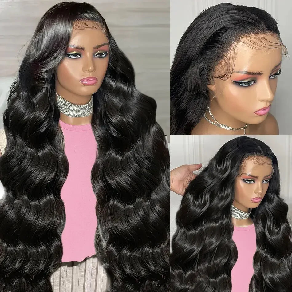 Kelily 13x4 13x6 HD Transparent Body Wave  Lace Front Human Hair Wigs For Women Body Wave  On Sale