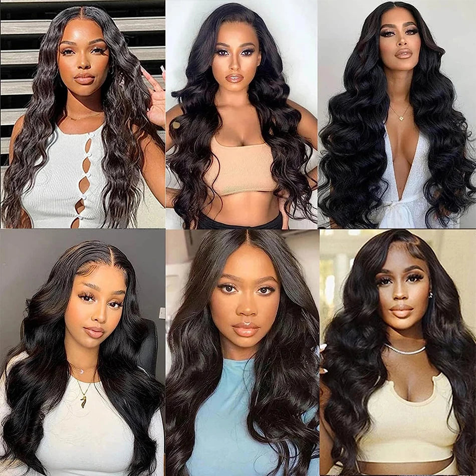 Kelily 13x4 HD Lace Frontal Wigs Body Wave Human Hair Healthy Virgin Hair Pre Plucked With Natural Baby Hair For Women