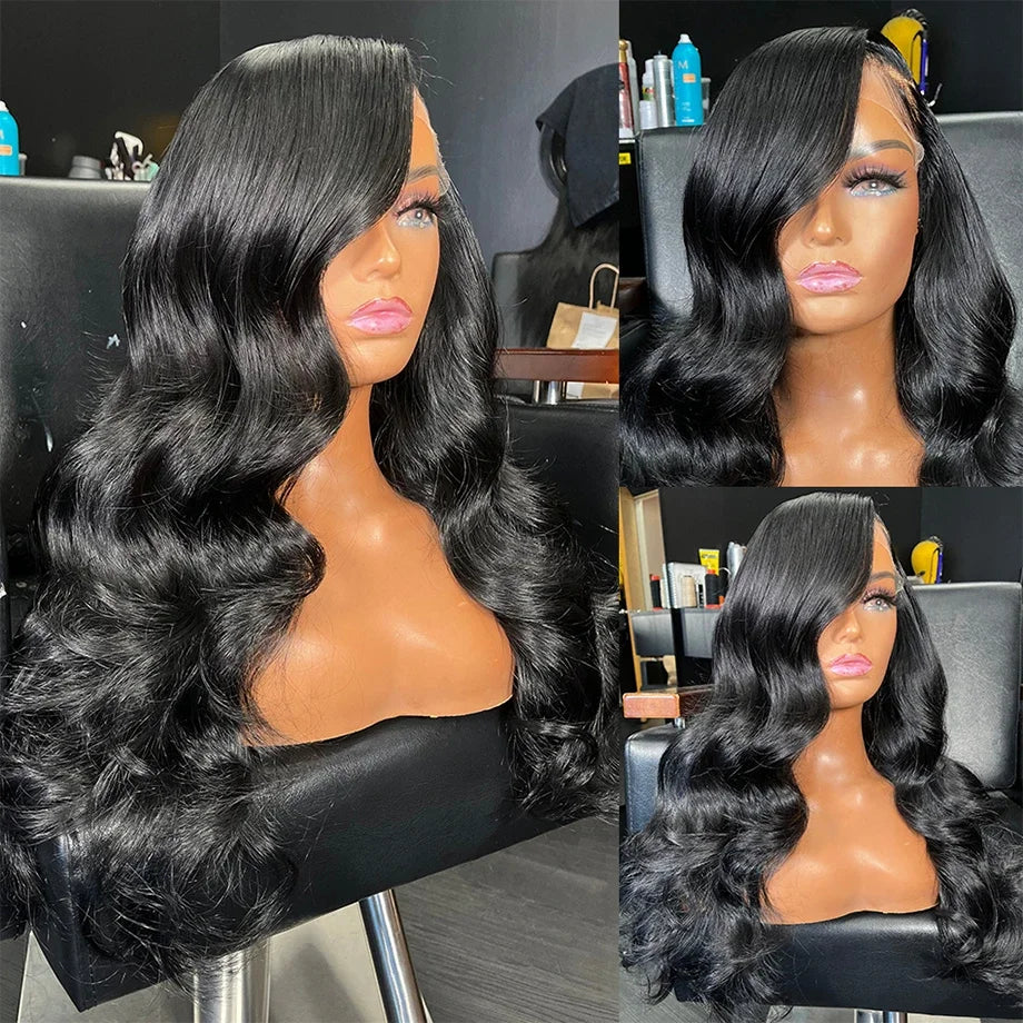 Kelily 13x4 13x6 HD Transparent Body Wave  Lace Front Human Hair Wigs For Women Body Wave  On Sale