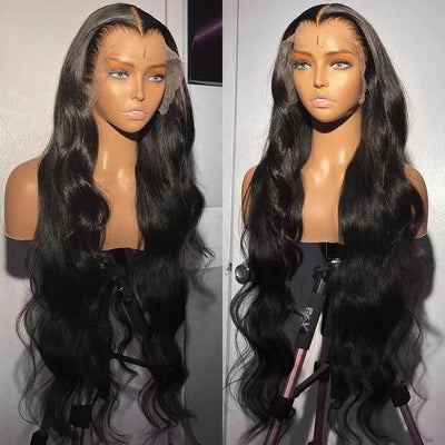 Kelily 13x4 13x6 HD Transparent Body Wave  Lace Front Human Hair Wigs For Women Body Wave  On Sale