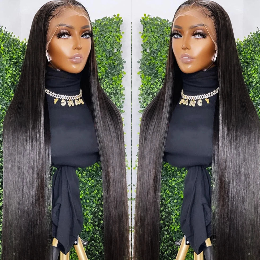 Kelily Upgrade Pre Cut 5X5 Lace Glueless Straight HD Lace Wear Go Closure Wig With Pre-plucked Edges