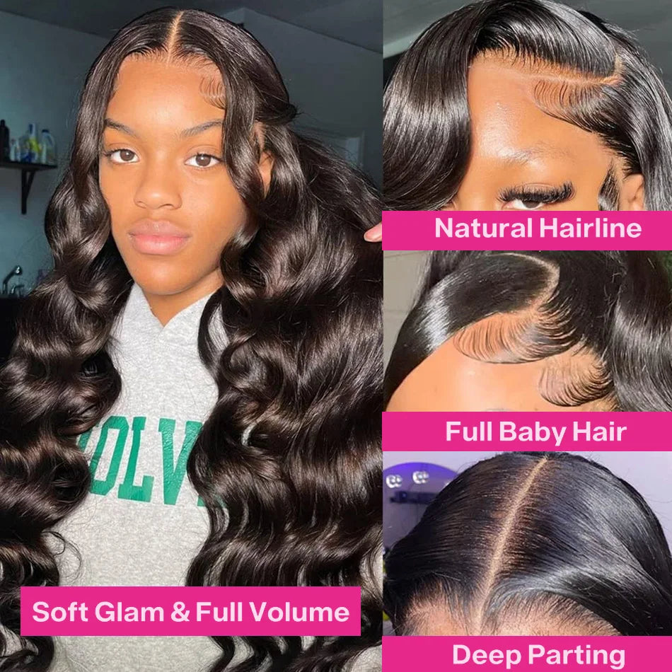 Kelily Hair Ready To Go Glueless HD Lace Closure Wig Body Wave