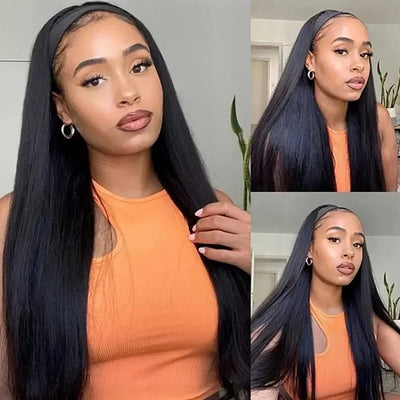 Kelily Bone Straight 13x6 HD Transparent Lace Front Human Hair Wigs  Human Hair