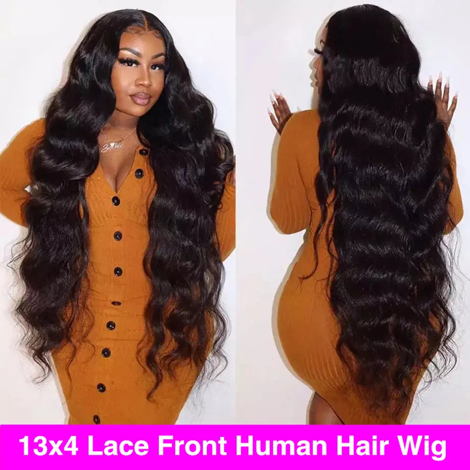 Body Wave  4x4 5x5 13x4 13x6 Lace Closure/Frontal Wig Density 180% Transparent Human Hair Lace Frontal Wig Sale