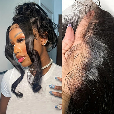 Kelily 13x6 HD Lace Frontal Wig Body Wave Lace Front Wig PrePlucked For Women Human Hair