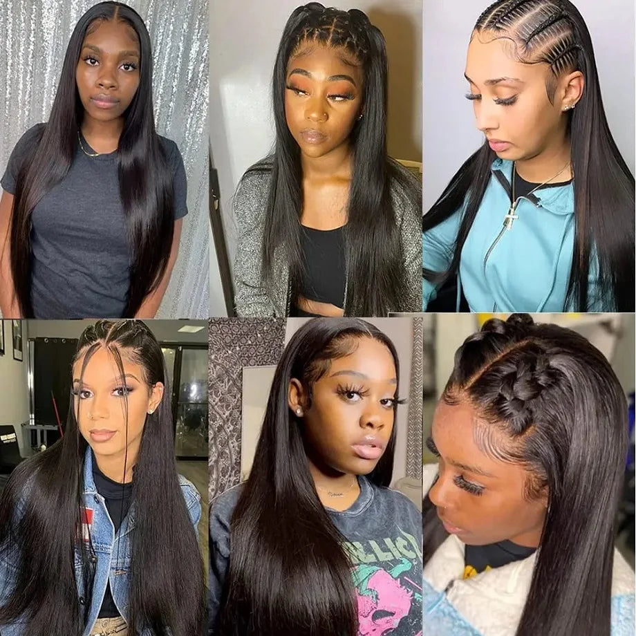 Kelily Silky Straight 13x6 HD Lace Frontal Wig Real Ear To Ear  Lace Frontal Super Secure Wig