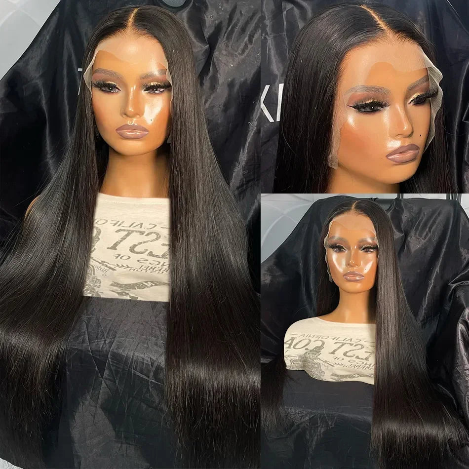 Kelily 13x6 Transparent Bone Straight  HD Lace Front Human Hair Wigs Brazilian Frontal Wigs For Women