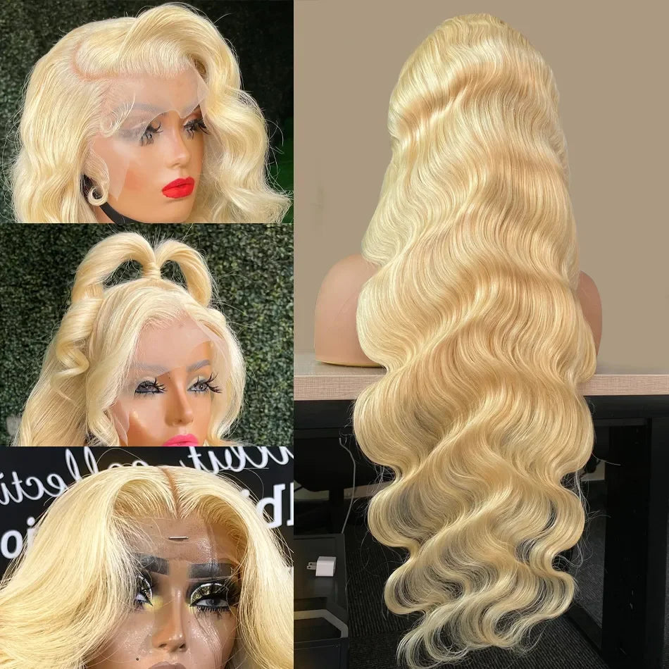 613 HD Lace Frontal Wig Transparent  Body Wave Wig Human Hair For Women Brazilian Wigs On Sale