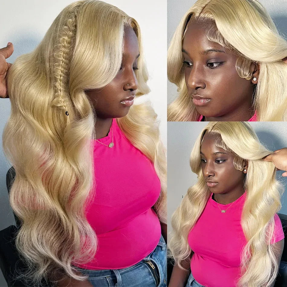 613 HD Lace Frontal Wig Transparent  Body Wave Wig Human Hair For Women Brazilian Wigs On Sale