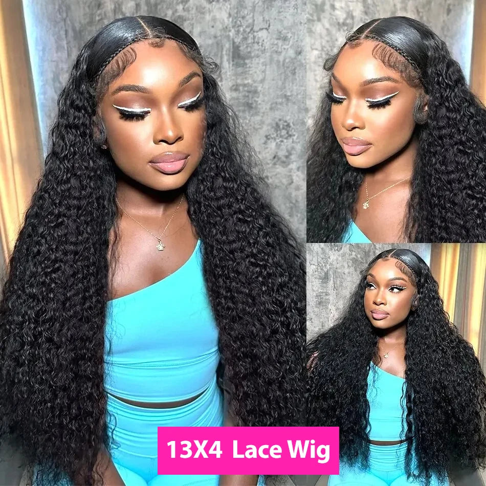 Kelily Deep Wave 5x5 Curly Glueless HD Lace Closure Beginner Friendly For Women